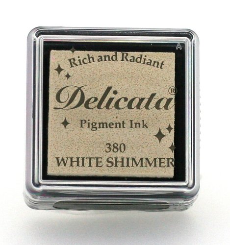 Delicata small Inkpads White Shimmer