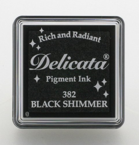 Delicata small Inkpads Black Shimmer