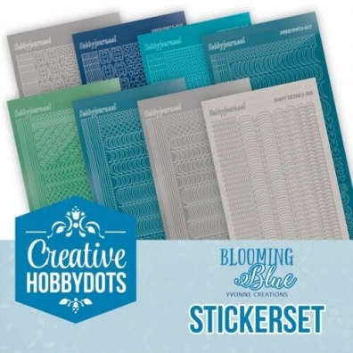 Blooming Blue - Yvonne Creations - Creative Hobbydots stickerset