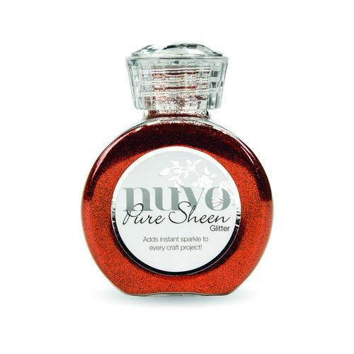 Nuvo Pure sheen glitter - Scarlet Red
