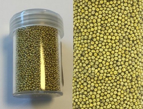 Mini pearls ( zonder gat ) goud 22 gram