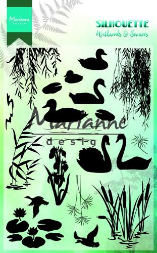 Clear Stamps Silhouette Wetlands