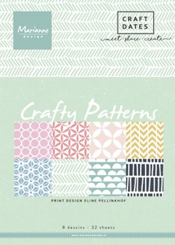 Marianne Design Paperpad Crafty Patterns A5